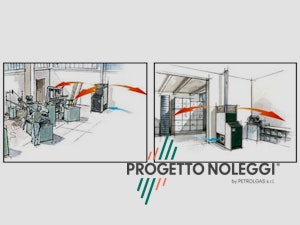 Master BF 35 e BF 75 - Schema di funzionamento dei generatori d'aria calda stazionari indiretti Questo è lo schema di funzionamento dei generatori d'aria indiretti stazionari Master BF 35 e BF 75