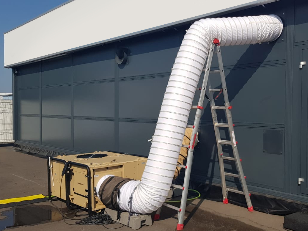 Condizionatore Professionale ad alte prestazioni fabbrizazione di derivazione militare e per uso campale, Altissima Qualità ed affidabilità. Prodotto in Danimarca.