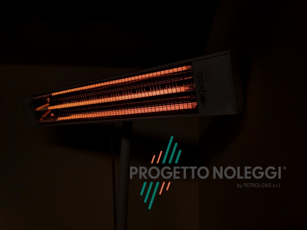 Grado Sol 1800 XL è una lampada a infrarossi a onda media che garantisce calore pulito e sicuro per singoli ambienti