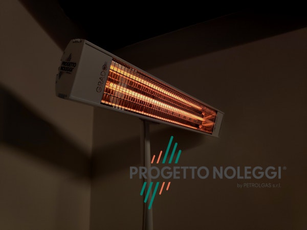 Grado Sol 1800 XL - Riscaldatore a infrarosso Grado Sol 1800 XL è una lampada a infrarossi a onda media che garantisce calore pulito e sicuro per singoli ambienti