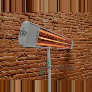 Grado Sol 1800 XL - Riscaldatore a infrarosso Grado Sol 1800 XL è una lampada a infrarossi a onda media che garantisce calore pulito e sicuro per singoli ambienti