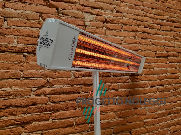 Grado Sol 1800 XL - Riscaldatore a infrarosso Grado Sol 1800 XL è una lampada a infrarossi a onda media che garantisce calore pulito e sicuro per singoli ambienti