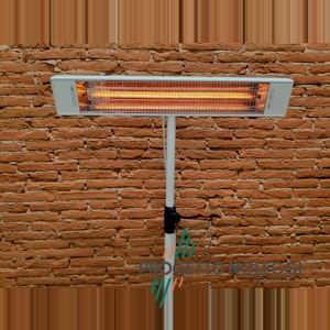 Grado Sol 1800 XL - Riscaldatore a infrarosso Grado Sol 1800 XL è una lampada a infrarossi a onda media che garantisce calore pulito e sicuro per singoli ambienti