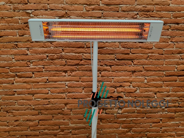 Grado Sol 1800 XL - Riscaldatore a infrarosso Grado Sol 1800 XL è una lampada a infrarossi a onda media che garantisce calore pulito e sicuro per singoli ambienti