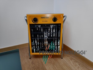 Master B 9 - Generatore d'aria calda elettrico Il Generatore d' aria calda elettrico a espirazione Master B 9 è una soluzione compatta ed efficiente per riscaldare ambienti di ogni tipo.