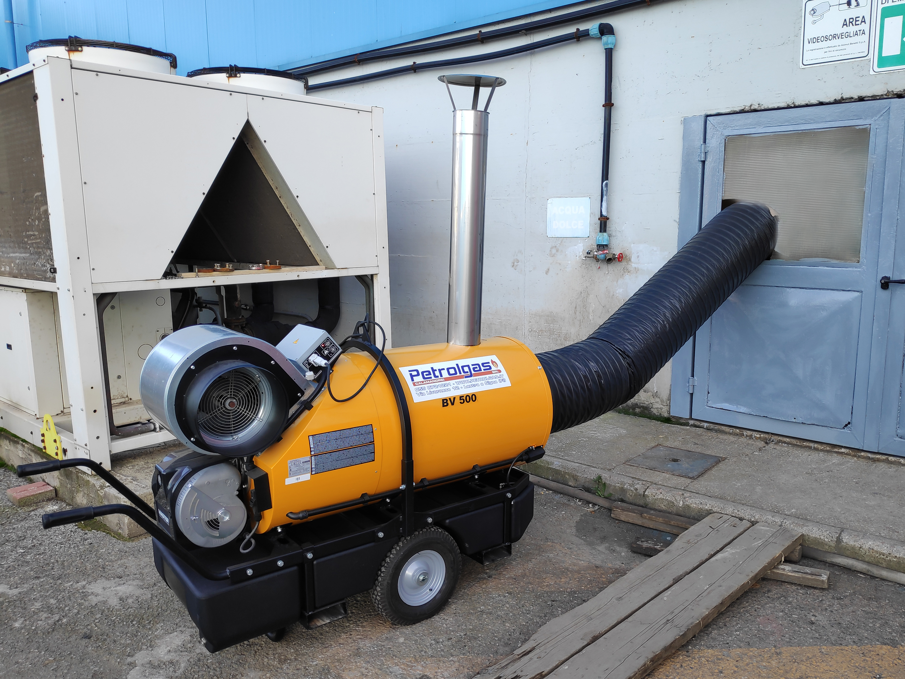 Nuovo BV 500 Master - Generatore d'aria calda a gasolio a riscaldamento indiretto