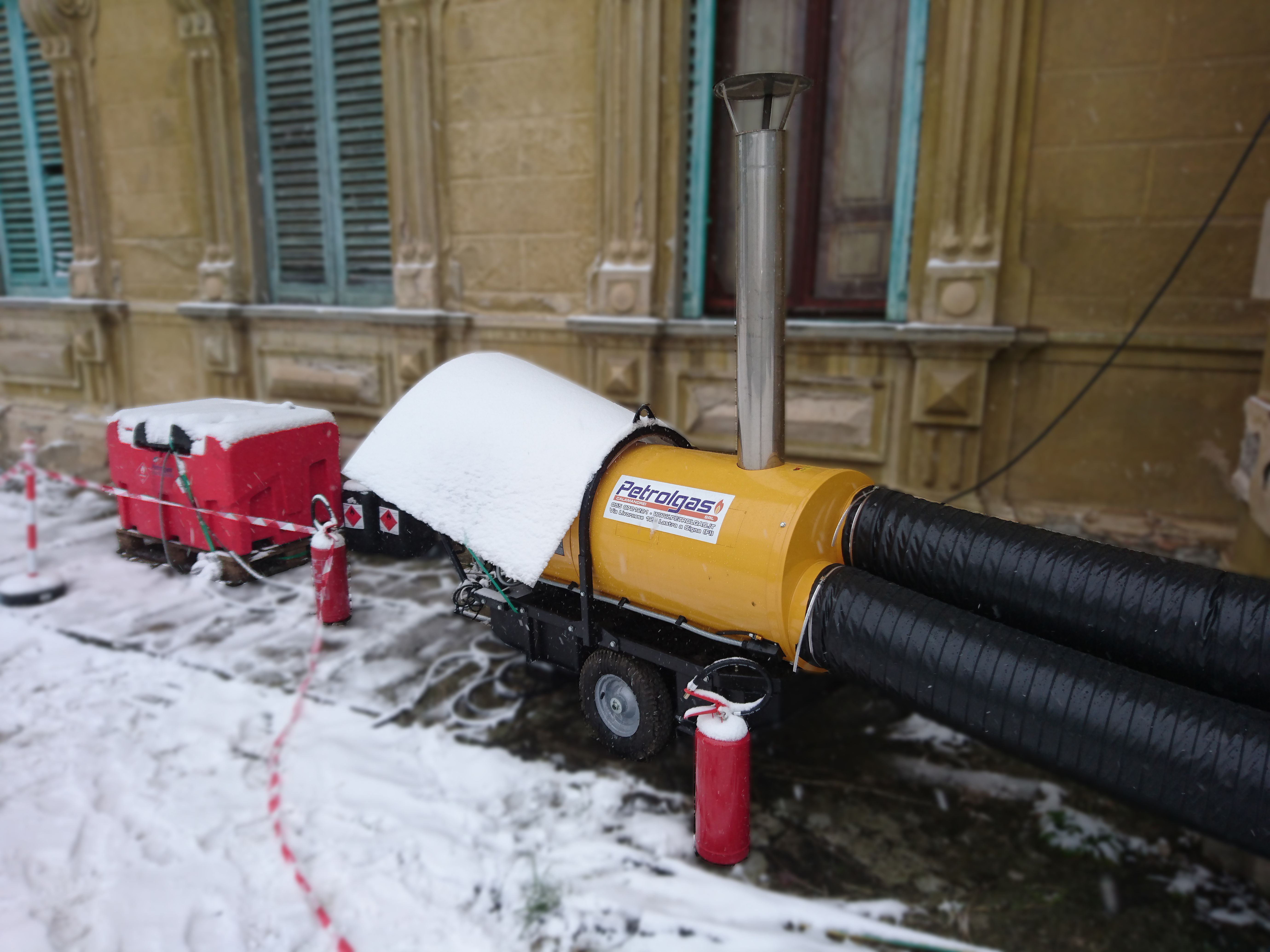 Il nuovo Master BV 500 è perfetto in tutte le condizioni atmosferiche per riscaldare ambienti ampi di tutti i tipi.