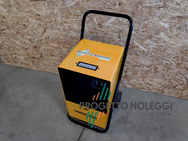 Master DH 26 - Deumidificatore Master DH 26 è un deumidificatore a condensazione con scarico continuo, grazie alla pompa dell'acqua. Progetto Noleggi noleggia, trasporta e installa il Master DH 26 in tutta Italia
