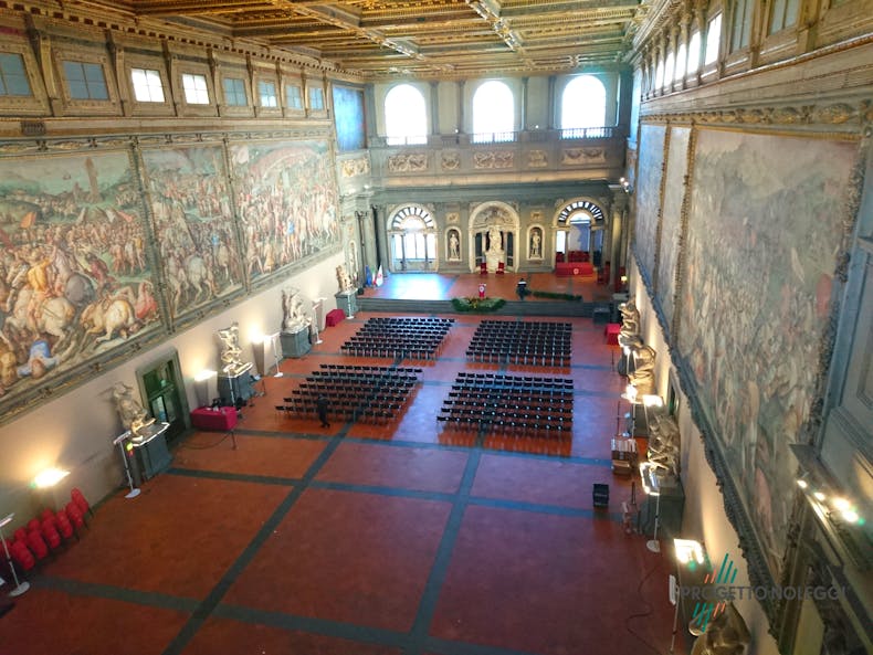 Come abbiamo riscaldato il Salone dei 500 in Palazzo Vecchio a Firenze