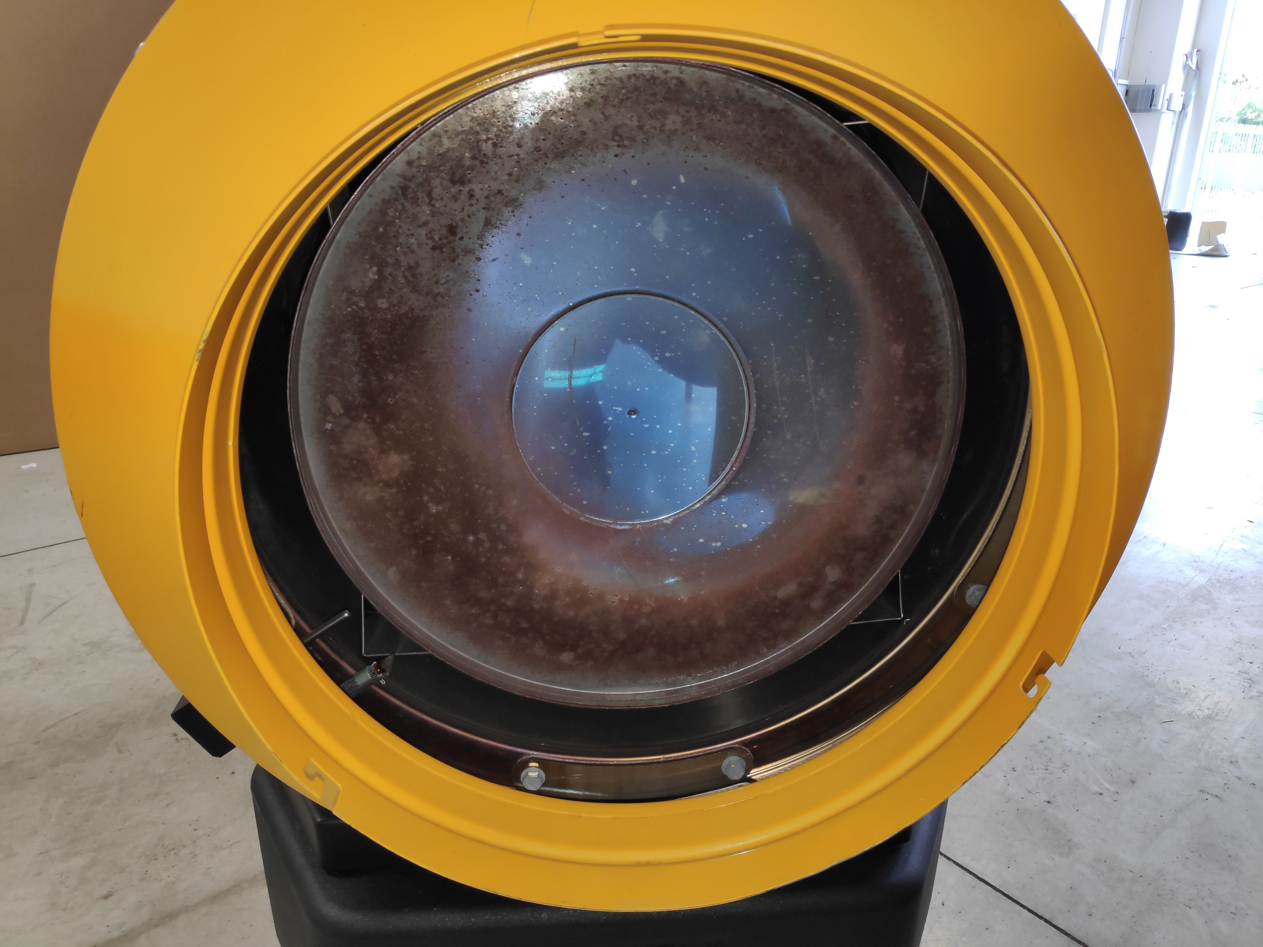 Dettaglio del Master BV 500, un generatore d'aria calda professionale con le migliori prestazioni sul mercato.