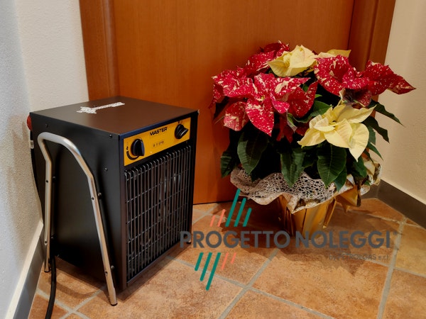 Master B 9 Black Edition - Generatore d'aria calda elettrico Solo progetto Noleggi offre il generatore d'aria calda elettrico Master B9 Black Edition , di colore nero opaco