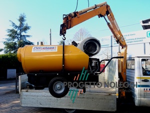 Scarico con gru - Master BV 500 CR Progetto Noleggi trasporta,e installa Master BV 500, anche con scarico usando la gru