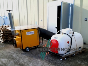 Master BV 470 - Generatore d'aria calda indiretto Master BV 470 è un generatore d'aria calda con bruciatore di ottima qualità e bassi consumi di gasolio, disponibile per il noleggio e il trasporto da Progetto Noleggi