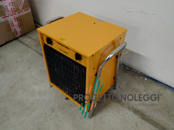 Master B15 è un generatore elettrico d'aria calda pratico e potente.