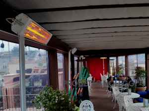 SOL 1900 - Riscaldatore ad Infrarosso Progetto Noleggi noleggia e installa, anche per impieghi professionali e intensivi, lampade a infrarossi come il SOL 1900