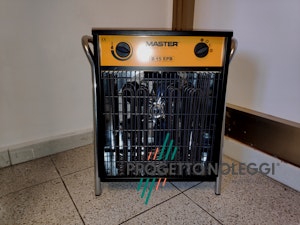 Master B9 Black Edition - Generatore d'aria calda elettrico Master B9 Black Edition è un'edizione speciale in esclusiva solo per Progetto Noleggi con vernice nero opaco molto robusta e resistente a graffi calore o sostanze corrosive.