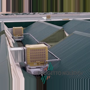 Master BCF 231 AB - Raffrescatore Evaporativo Fisso L'installazione di Progetto Noleggi di una serie di unità Master BCF 231 AB