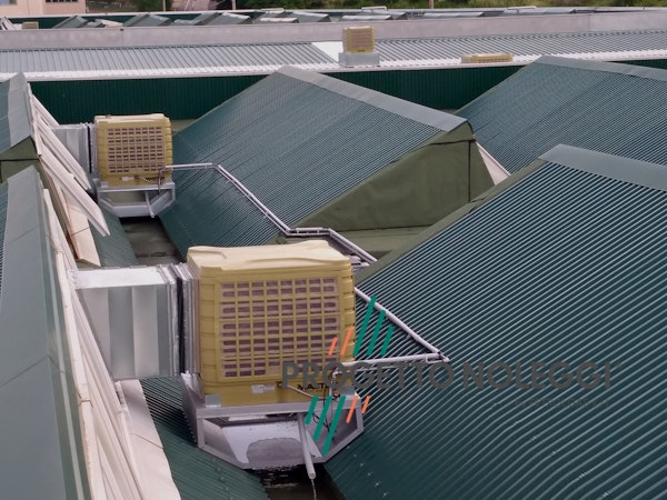 Master BCF 231 AB - Raffrescatore Evaporativo Fisso L'installazione di Progetto Noleggi di una serie di unità Master BCF 231 AB