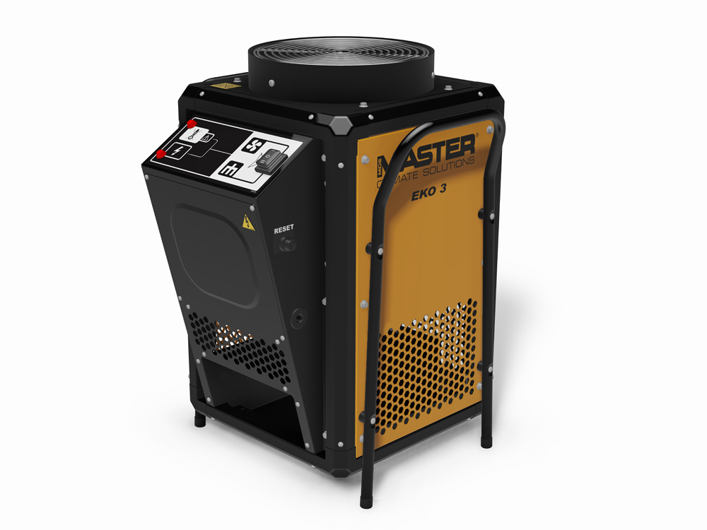 EKO 3 modello compatto monofase di riscaldatore elettrico per la Disinfestazione di Parassiti, grazie a questa nuova tecnologia di riscaldatori oggi è possibile sbarazzarsi da questi insetti senza la necessità di utilizzare potenti veleni (con tutti i rischi che ne derivano), l'uso del calore è un metodo sicuro che rispetta l'ambiente.