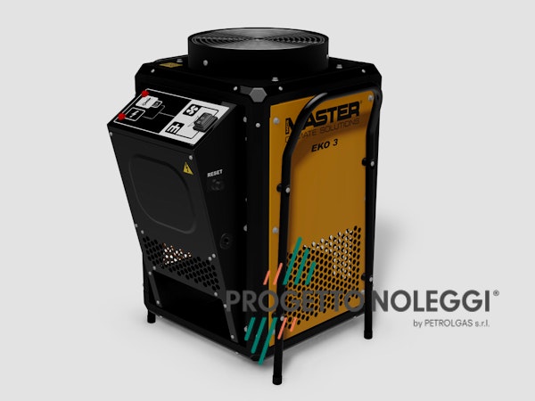 Master EKO 3 - Riscaldatore elettrico per la Disinfestazione da Parassiti EKO 3 modello compatto monofase di riscaldatore elettrico per la Disinfestazione di Parassiti, grazie a questa nuova tecnologia di riscaldatori oggi è possibile sbarazzarsi da questi insetti senza la necessità di utilizzare potenti veleni (con tutti i rischi che ne derivano), l'uso del calore è un metodo sicuro che rispetta l'ambiente.