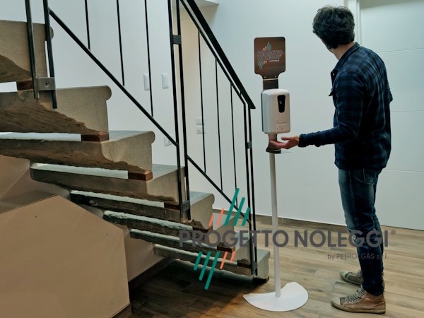 Piantana universale telescopica per dispenser automatico Gel Igienizzante mani