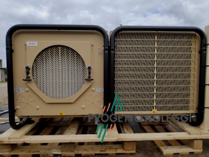 Condizionatore Mobile funzione Raffrescamento e Riscaldamento Condizionatore Professionale ad alte prestazioni fabbrizazione di derivazione militare e per uso campale, Altissima Qualità ed affidabilità. Prodotto in Danimarca.