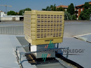 Raffrescatore Fisso BCF 231 Progetto Noleggi Il Raffrescatore evaporativo fisso contribuisce al risparmio energetico e al rispetto per l’ambiente controllando il clima in locali di medie e grandi dimensioni, anche con porte e finestre aperte, creando un ambiente confortevole con la combinazione ottimale di temperatura e umidità.