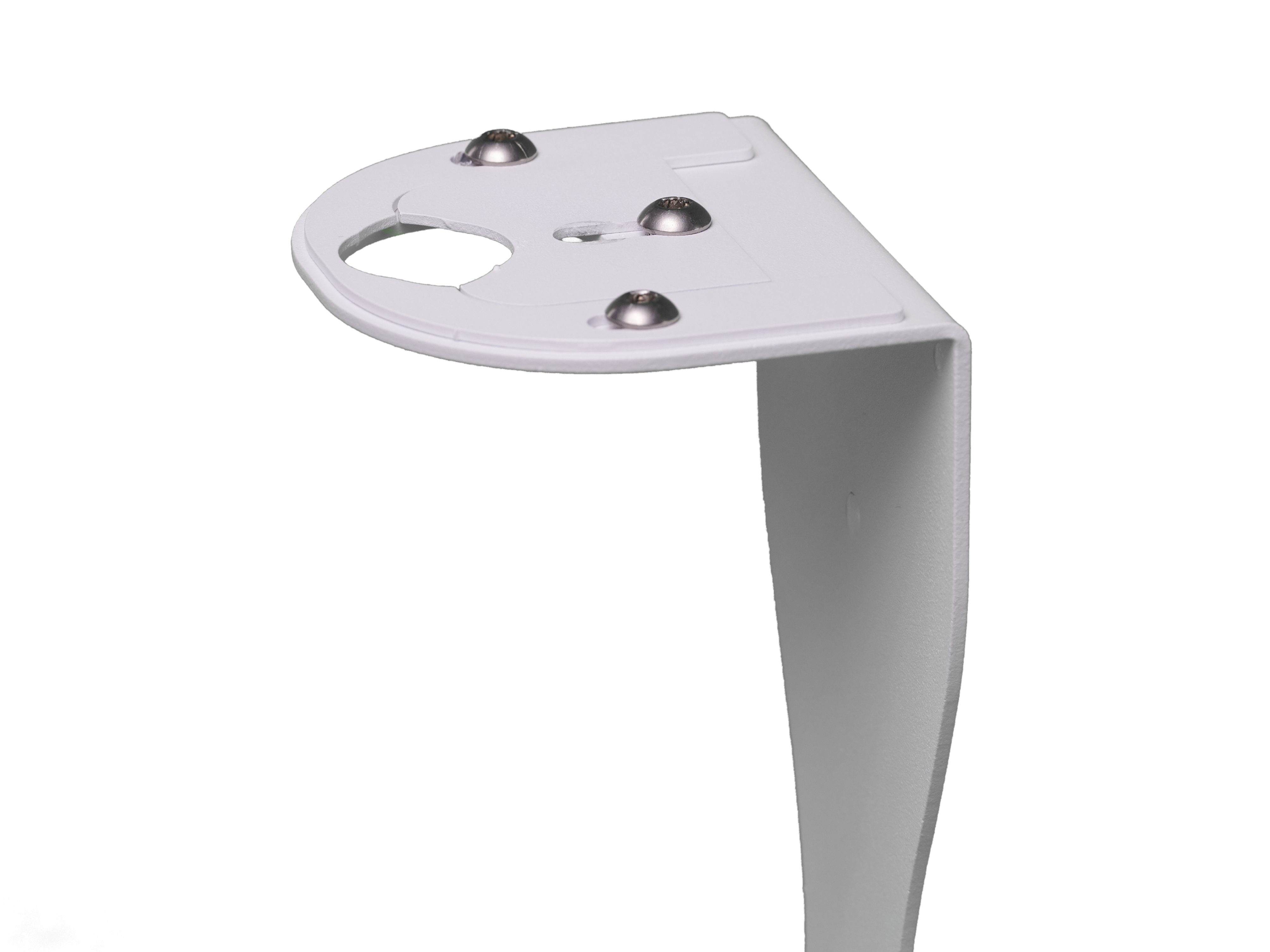 Questo modello di piantana per l'igienizzazione delle mani ha il supporto per il dispenser manuale a cui si può fissare qualsiasi marca e modello. Prodotta su nostre specifiche in Italia.