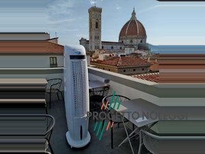 Brezza 170 - Raffrescatore Evaporativo Portatile Brezza 170 è un raffrescatore evaporativo portatile capace di ridurre la temperatura percepita da 5°C/7°C circa con una gradevole ventilazione oscillante e regolabile.