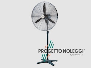 Master FS 75 è un ventilatore elegante professionale a piantana con un elevatissimo flusso d'aria grazie al motore ad alte prestazioni.