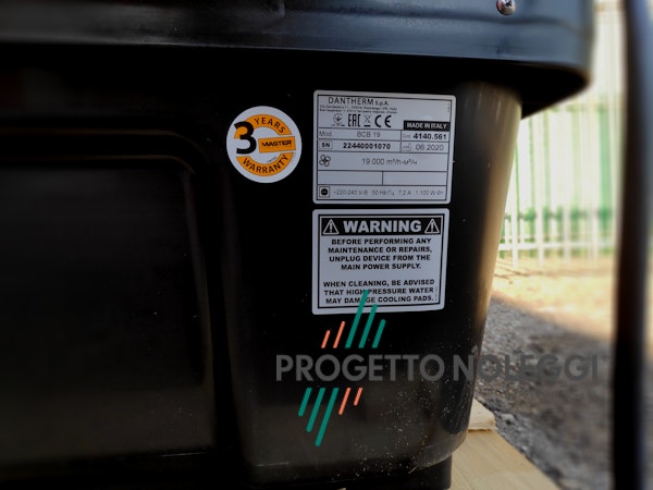 Garanzia 3 anni Master - BCB 19 - Raffrescatore