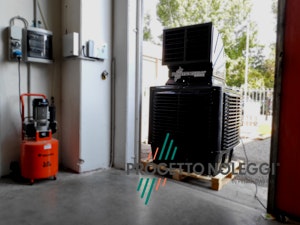 Installazione in Officina Meccanica BCB 19 - Raffrescatore Installazione in Officina Meccanica BCB 19 - Raffrescatore