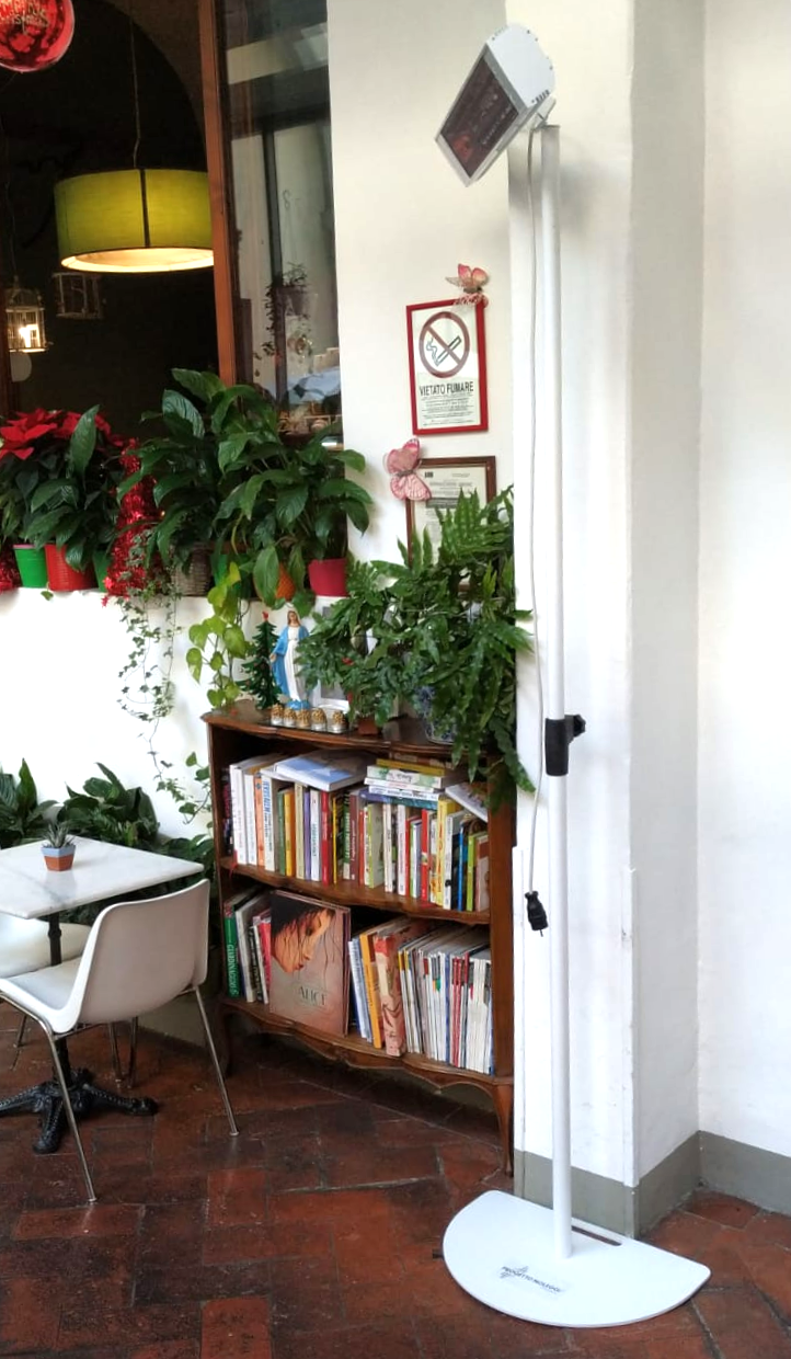 Progetto Noleggi noleggia anche piantane per riscaldatori ad infrarosso come la EWT265W 