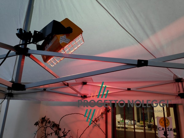 Installazione su gazebo Master HALL 1500 Installazione su gazebo Master HALL 1500