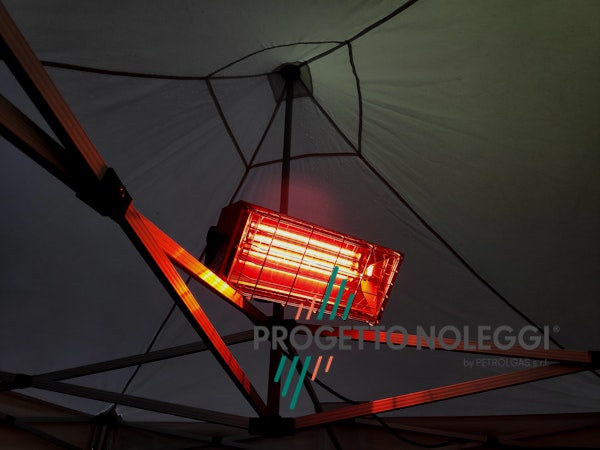 Installazione su gazebo Master HALL 1500 Installazione su gazebo Master HALL 1500