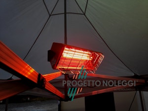 Installazione su gazebo Master HALL 1500 Installazione su gazebo Master HALL 1500