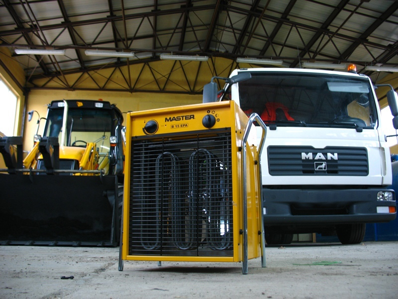 Master B 15 - Riscaldamento garage automezzi