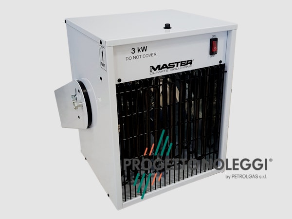 Master TR 3 - Generatore d'aria calda elettrico - Progetto Noleggi