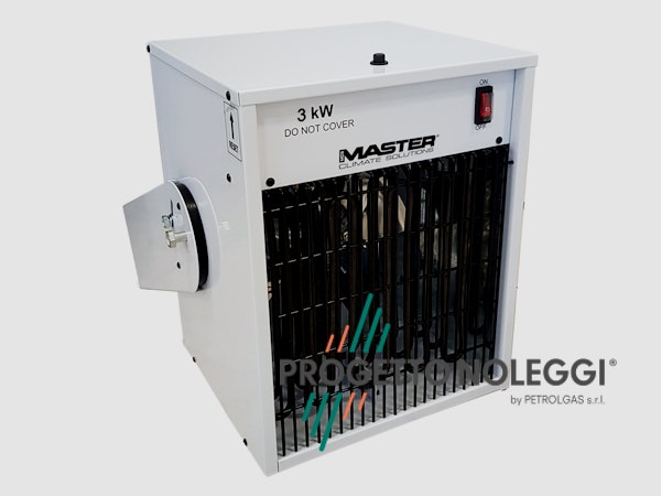 Master TR 3 - Generatore d'aria calda elettrico - Progetto Noleggi Master TR 3 - Generatore d'aria calda elettrico - Progetto Noleggi