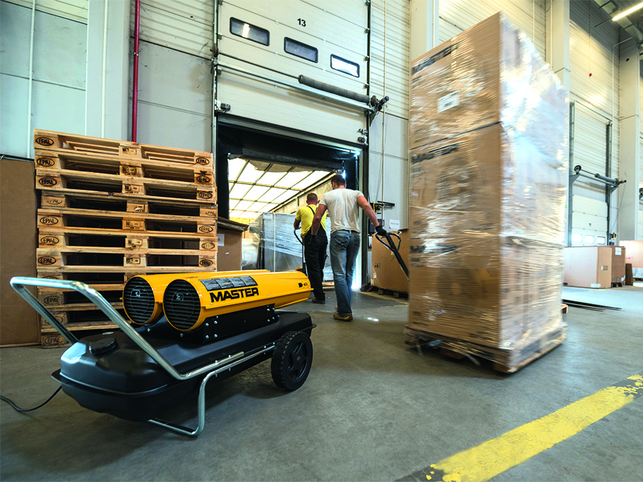 Master B 300 - Riscaldamento magazzino, logistica