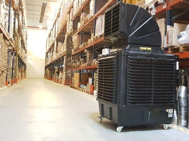 Installazione in magazzino BCB 19 - Raffrescatore