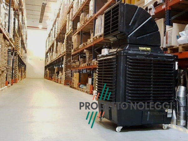 Installazione in magazzino BCB 19 - Raffrescatore Installazione in magazzino BCB 19 - Raffrescatore