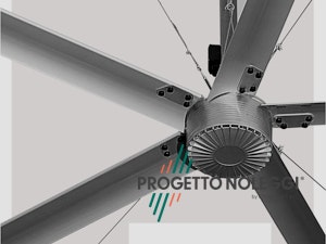 Motore Ventilatore da soffitto industriale tecnologia HVLS Motore Ventilatore da soffitto industriale tecnologia HVLS