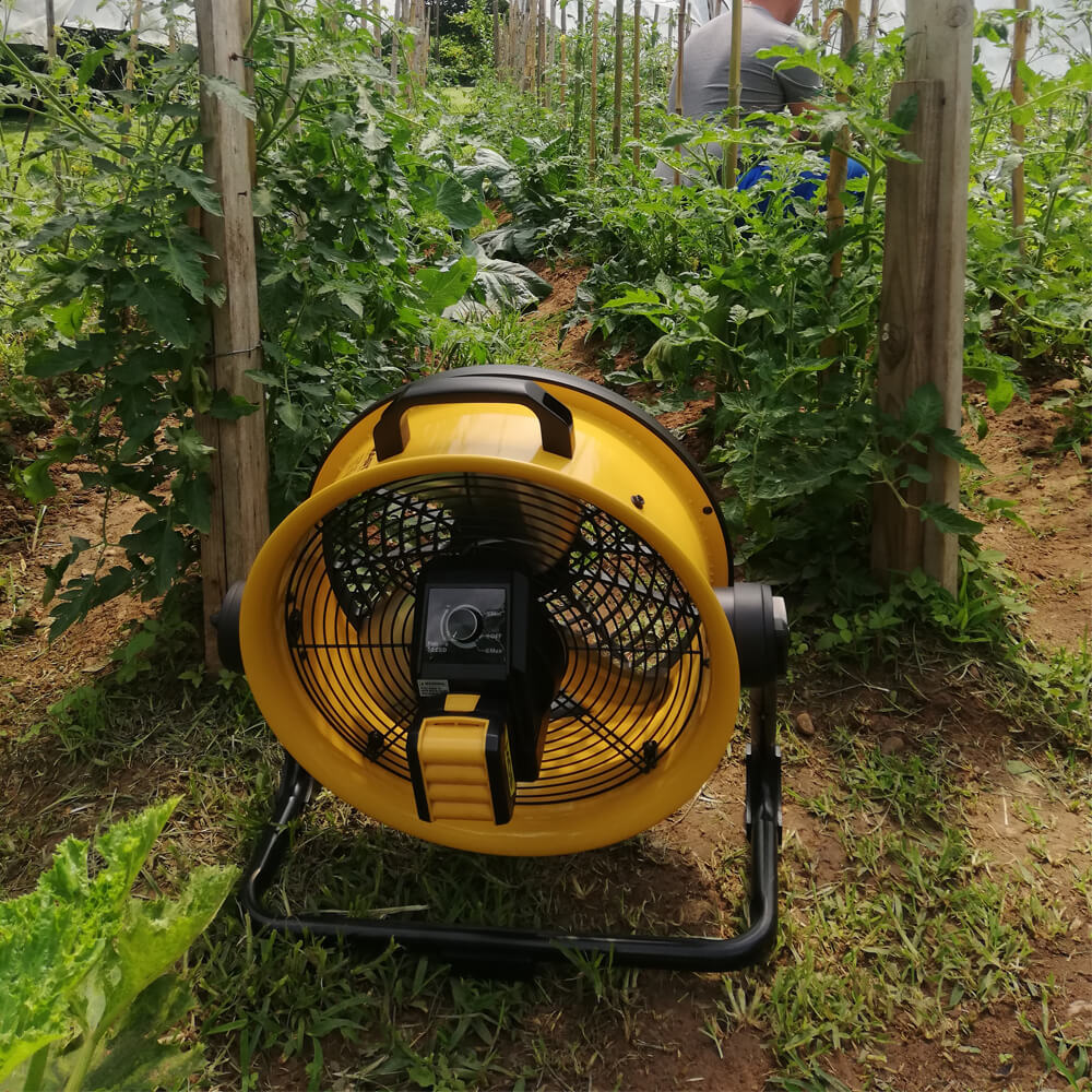 Ventilatore a Batteria DFB 16 - Utilizzato in serra
