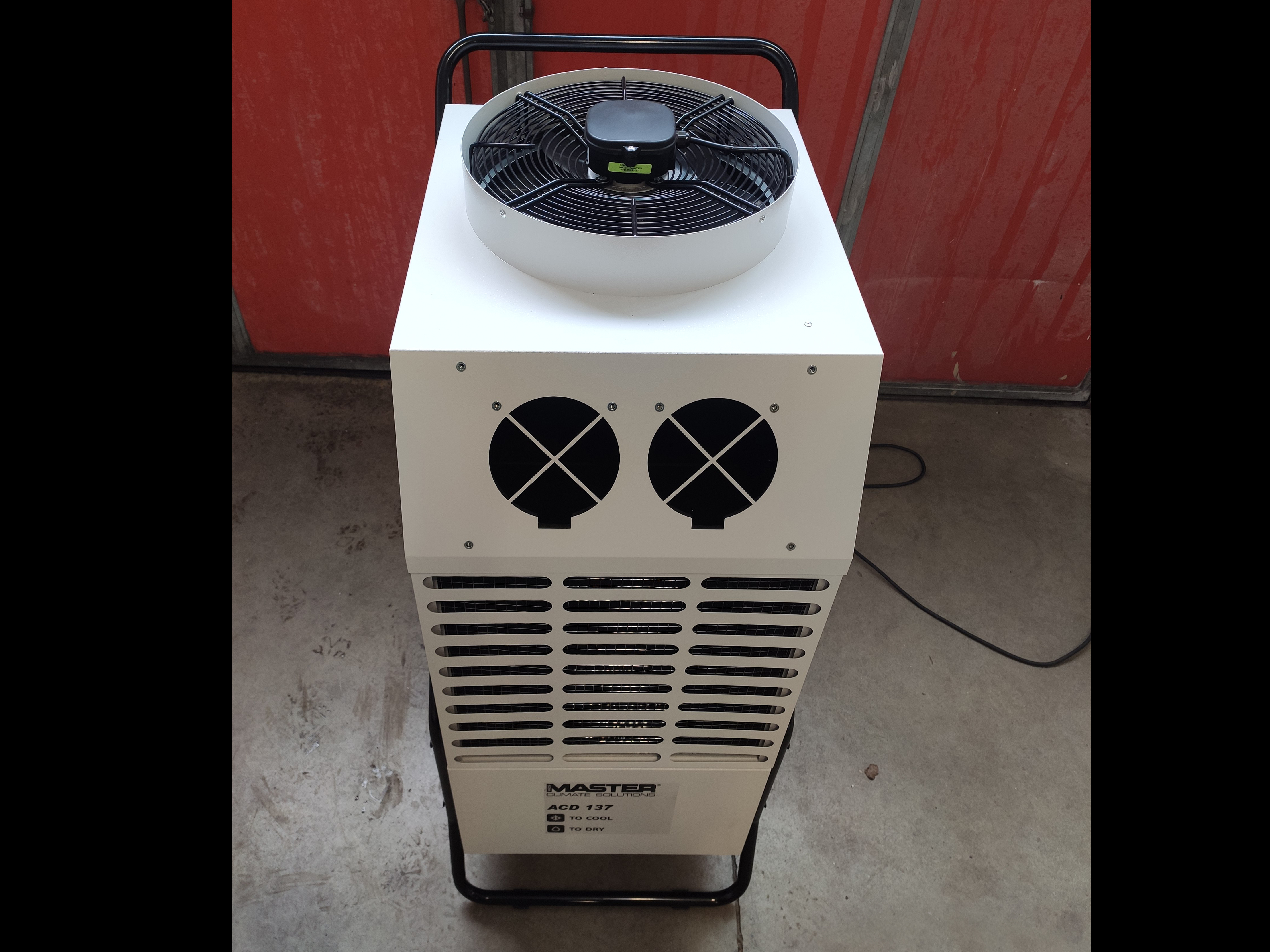 Vista superiore Master ACD 137 Climatizzatore