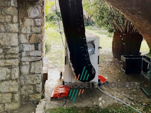 Installazione sotto portico - Dantherm AC 24 Installazione sotto portico - Dantherm AC 24