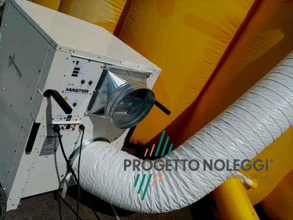 Installazione in struttura mobile AC-24 Dantherm _ Progetto Noleggi