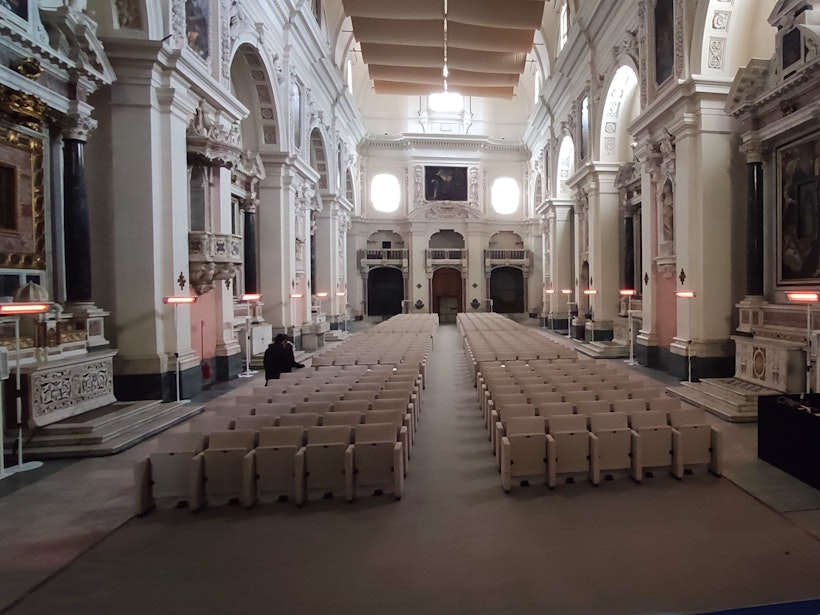 Riscaldamento Teatro con Riscaldatori ad Infrarosso OMV 2250
