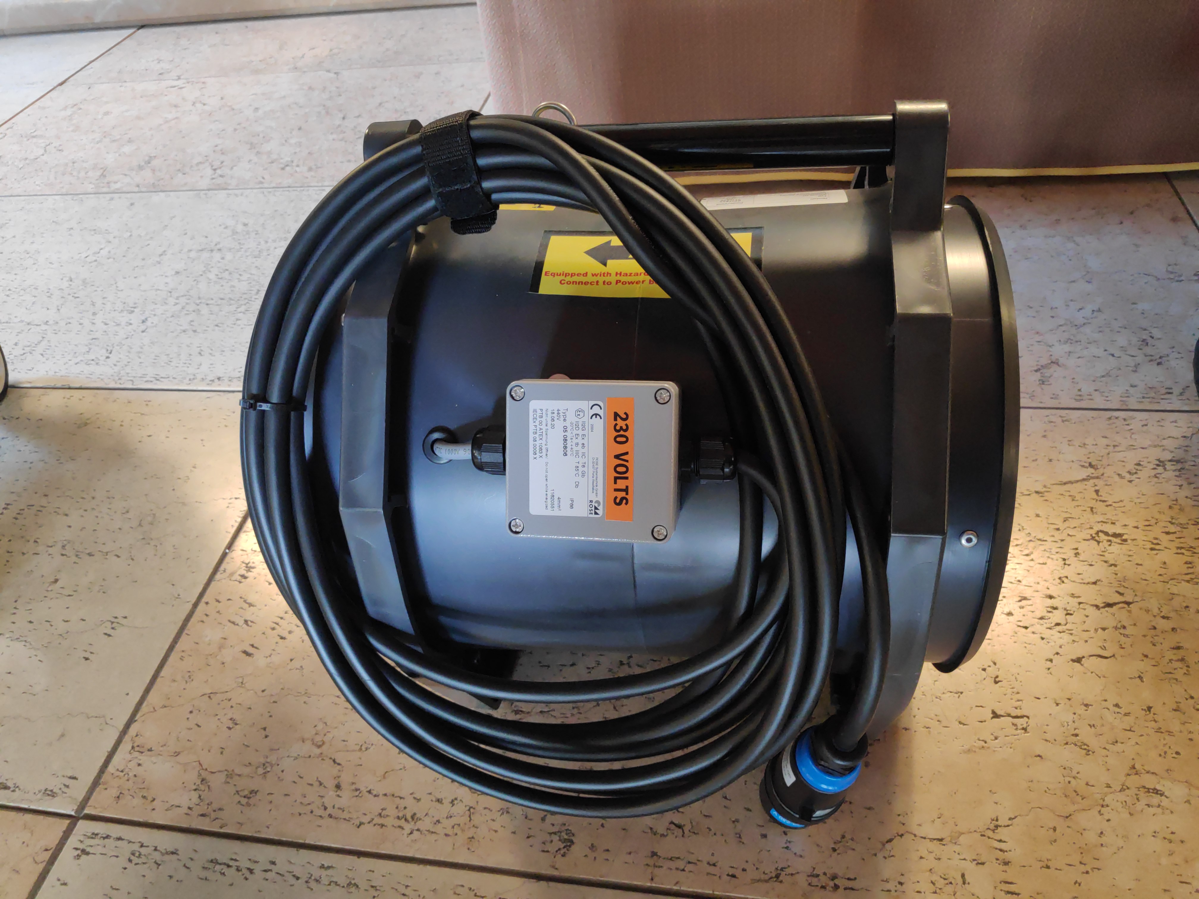 Cantiere navale - Heylo - Estrattore ATEX