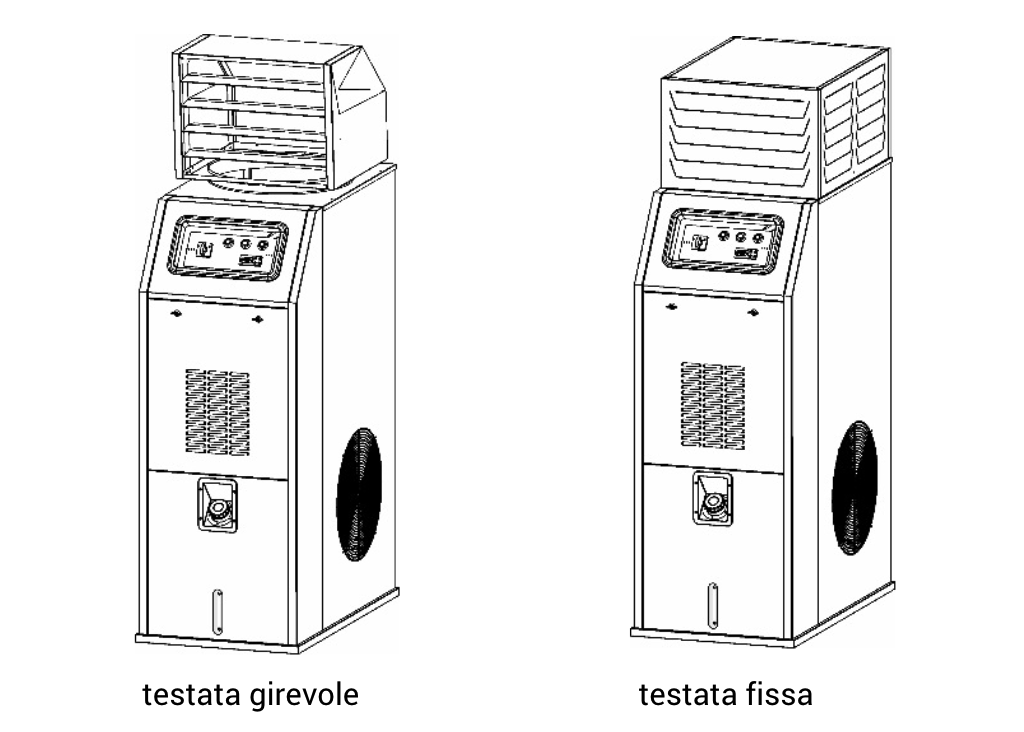 Testata per diffusione aria calda Master F 40-75